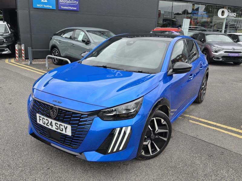 Peugeot 208 1.2 Puretech 100 Gt - 2024 24 FG24SGY Blue #2