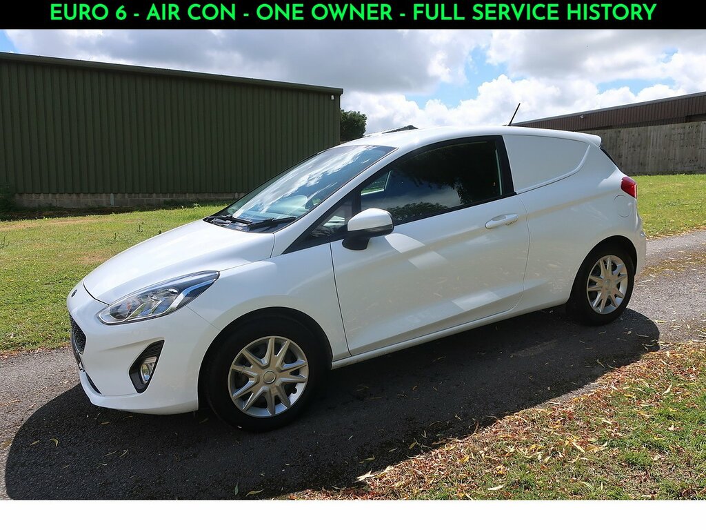 Ford Fiesta 1.5 Tdci Car Derived Van Euro 6 White