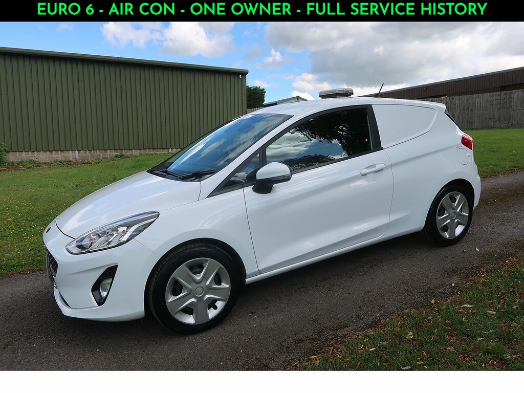 Ford Fiesta 1.5 Tdci Car Derived Van Euro 6 White