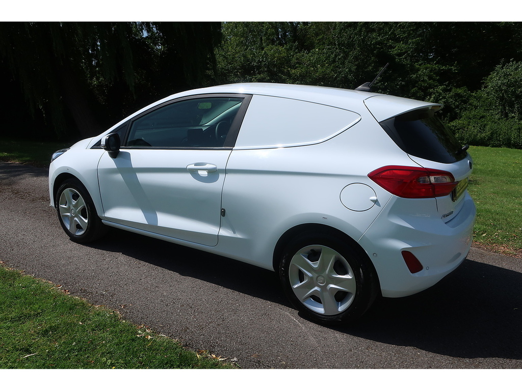 Ford Fiesta 1.5 Tdci Car Derived Van Euro 6 EX20WHM White #4