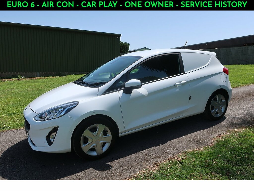 Ford Fiesta 1.5 Tdci Car Derived Van Euro 6 EX20WHM White