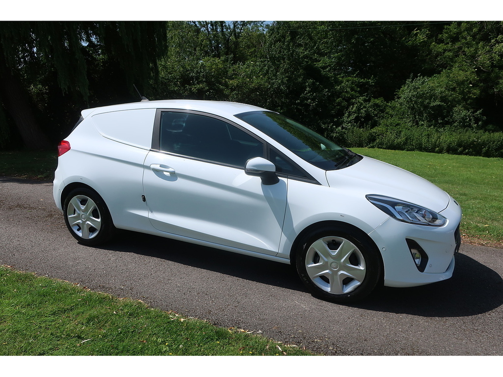 Ford Fiesta 1.5 Tdci Car Derived Van Euro 6 EX20WHM White #3