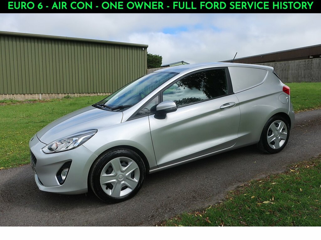Ford Fiesta 1.5 Tdci Car Derived Van Euro 6 Silver