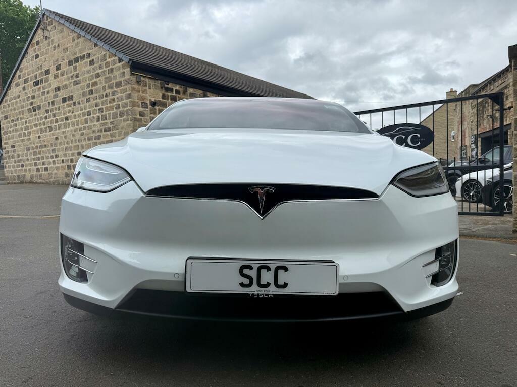 Tesla Model X 75D Dual Motor 4Wde White #4