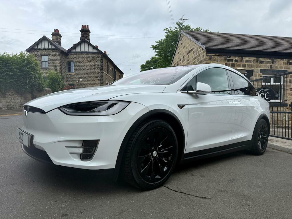 Tesla Model X 75D Dual Motor 4Wde White #5