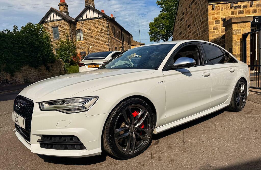 Audi S6 Saloon 4.0 Tfsi V8 Black Edition S Tronic Quattro Euro 6 White #6