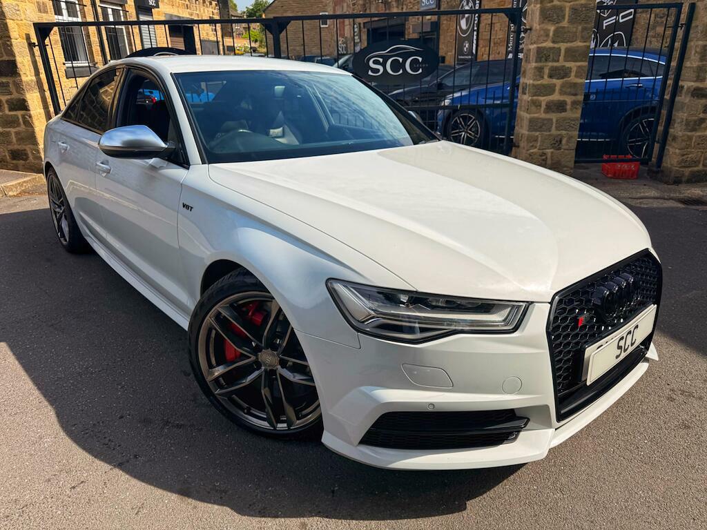 Audi S6 Saloon 4.0 Tfsi V8 Black Edition S Tronic Quattro Euro 6 White #3