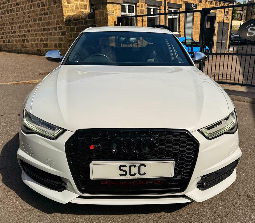Audi S6 Saloon 4.0 Tfsi V8 Black Edition S Tronic Quattro Euro 6 White #4