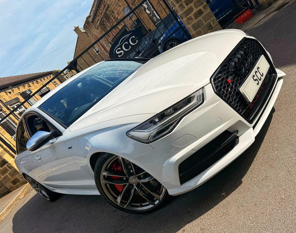 Audi S6 Saloon 4.0 Tfsi V8 Black Edition S Tronic Quattro Euro 6 White #2