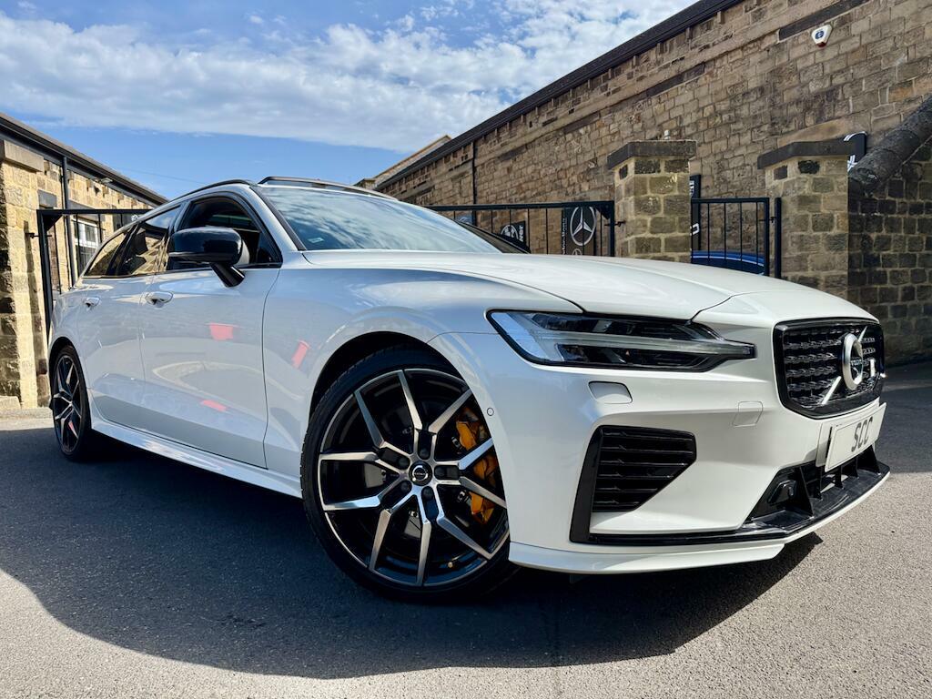 Volvo V60 Polestar Engineered White