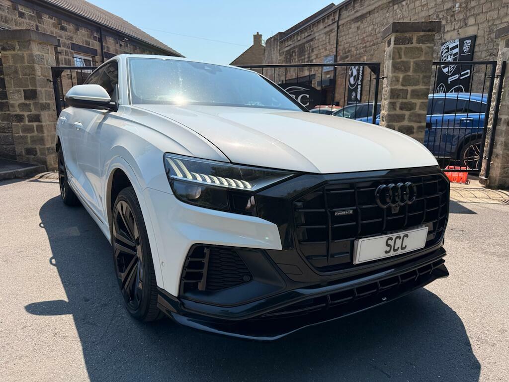 Audi Q8 S Line White #2
