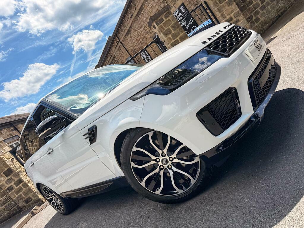 Land Rover Range Rover Sport Hse Silver White #2