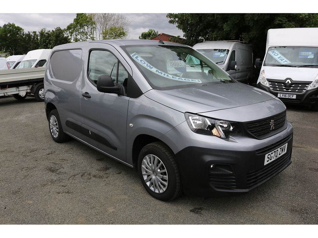 Peugeot Partner 1.5 Bluehdi 1000 Professional Standard Panel Van 5 White #1