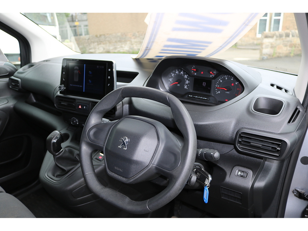 Peugeot Partner 1.5 Bluehdi 1000 Professional Standard Panel Van 5 White #13