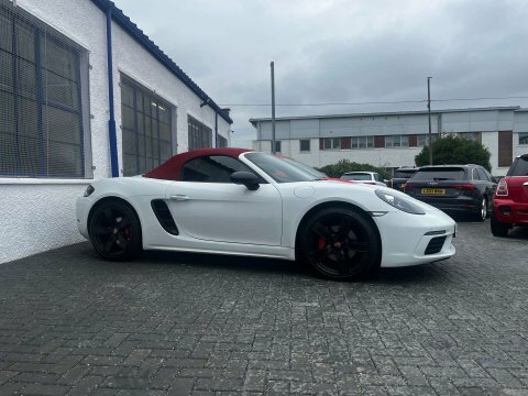 Porsche 718 Boxster Semi-auto 2dr White #3