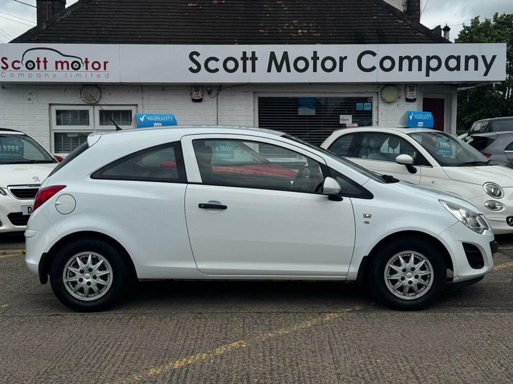 Vauxhall Corsa 1L S White #6