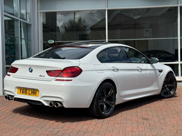 BMW M6 Gran Coupe 4.4 V8 Saloon YA16LHH White #3
