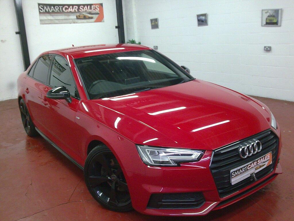 Audi A4 Black Edition Red