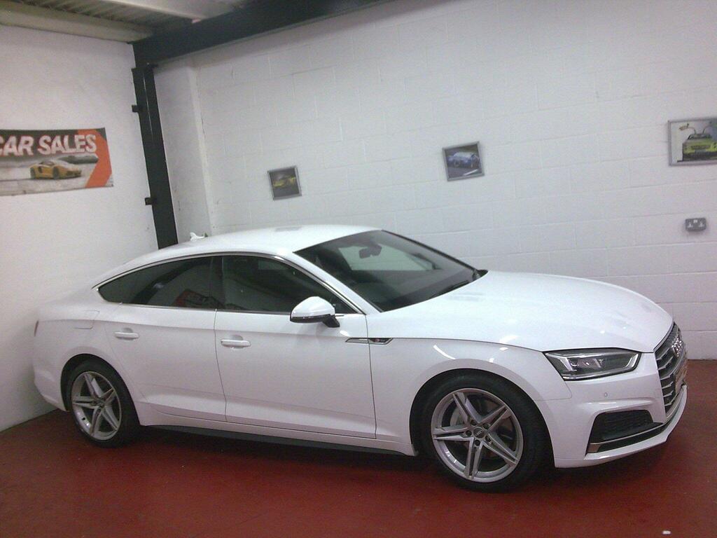 Audi A5 S Line White #3