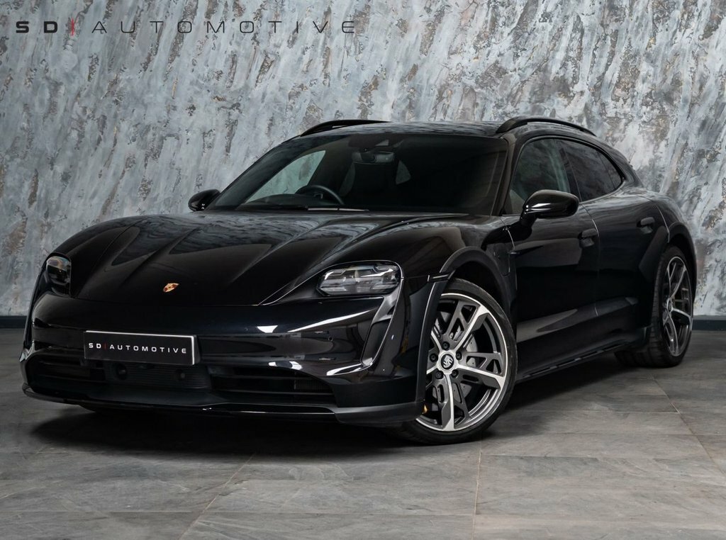 Porsche Taycan Estate KE71THU Black #3