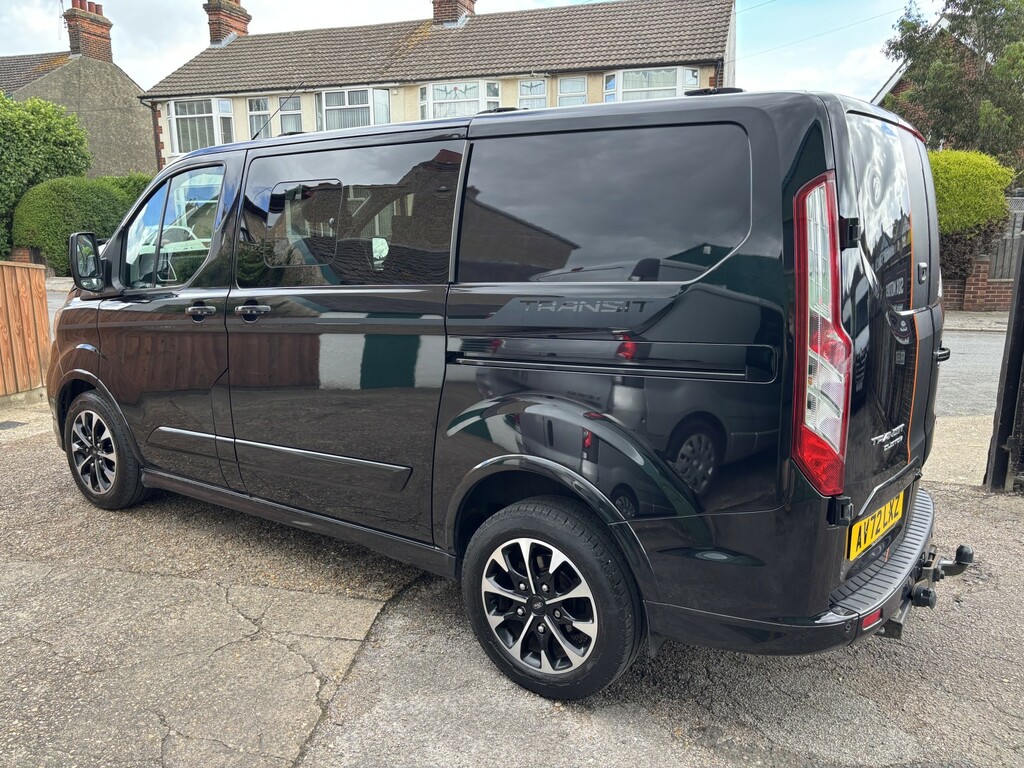 Ford Transit Custom 2.0 Transit Custom Sport Dciv 320 L1 2.0L Ecoblue AV72LXZ Black #3