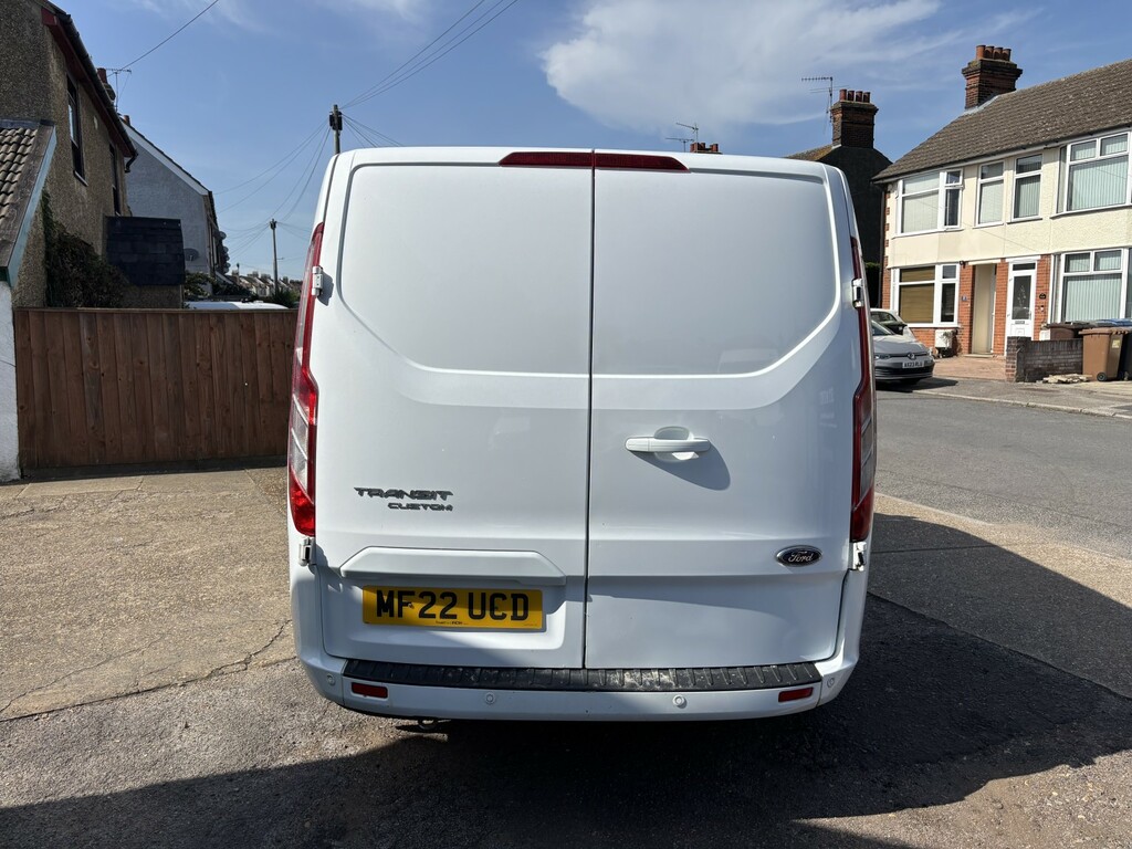Ford Transit Custom 2.0 Transit Custom Limited Van 300 L1 2.0L Ecoblue MF22UCD White #4