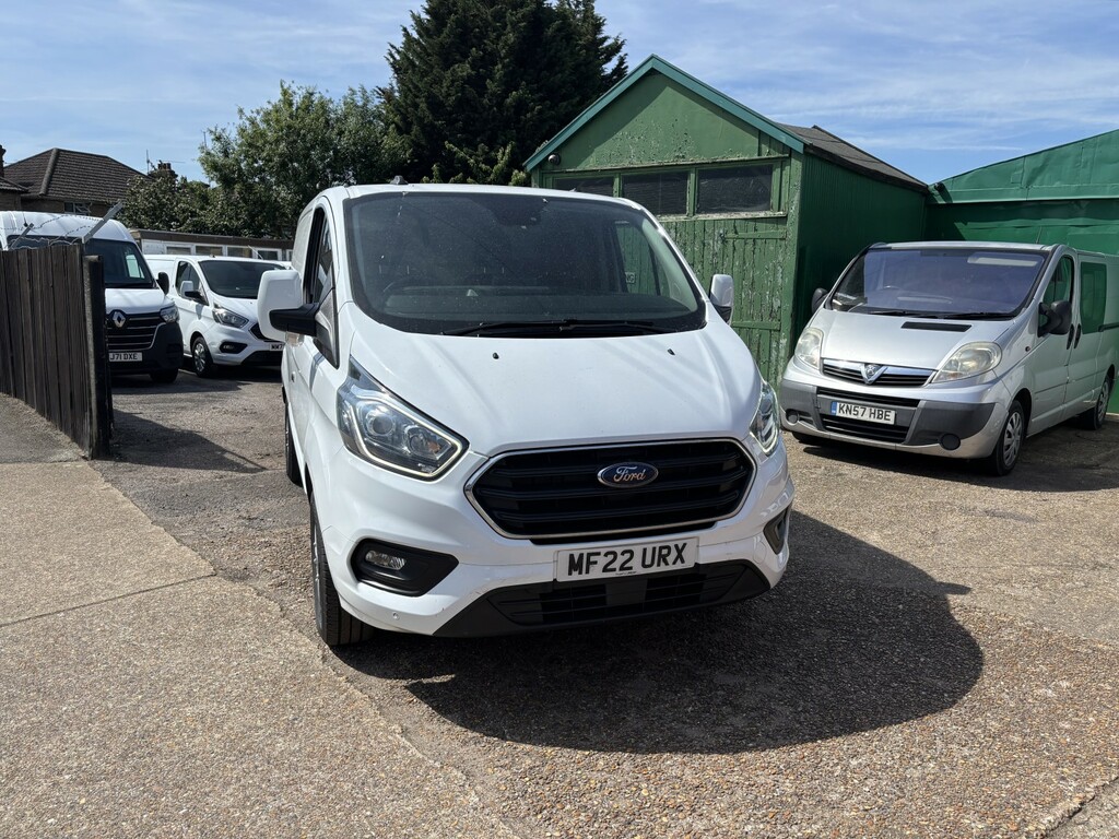 Ford Transit Custom 2.0 Transit Custom Limited Van 300 L1 2.0L Ecoblue MF22URX White #2