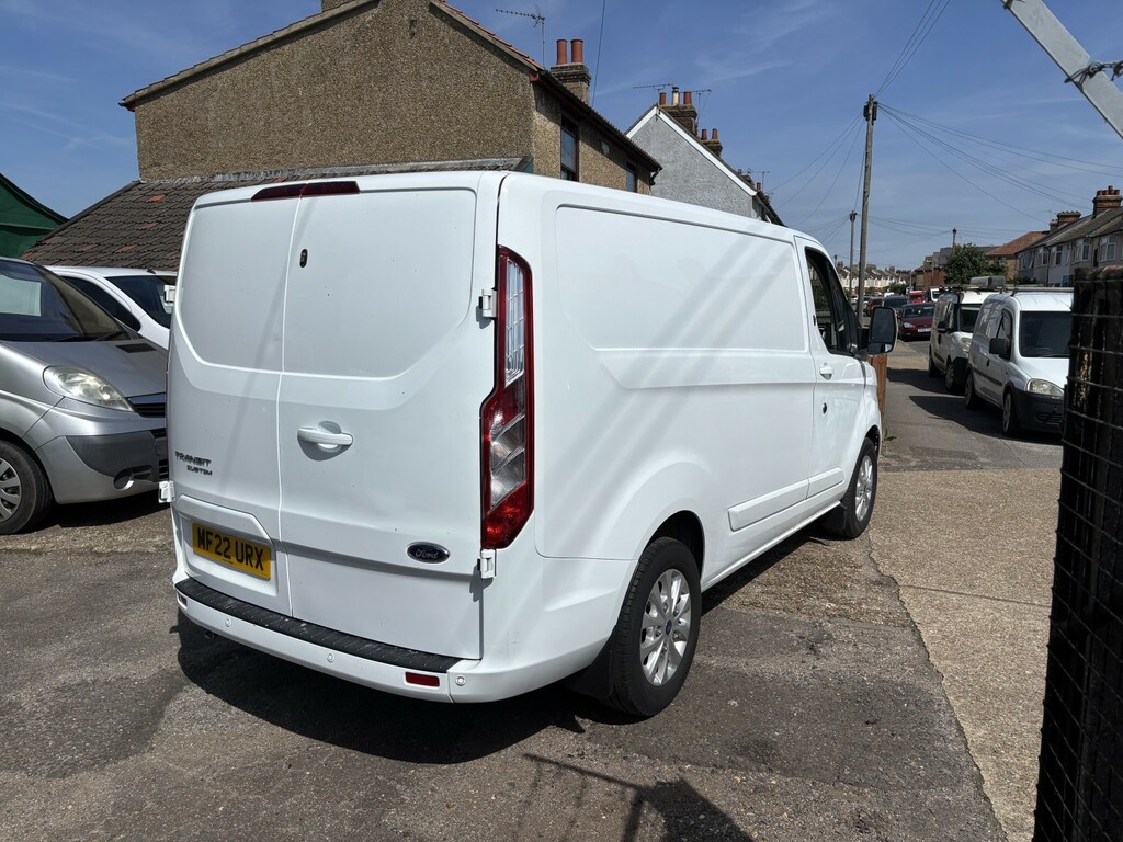 Ford Transit Custom 2.0 Transit Custom Limited Van 300 L1 2.0L Ecoblue MF22URX White #6