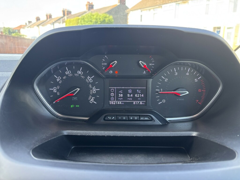 Peugeot Partner 1.5 Bluehdi 1000 Professional Standard Panel Van 5 Black #10