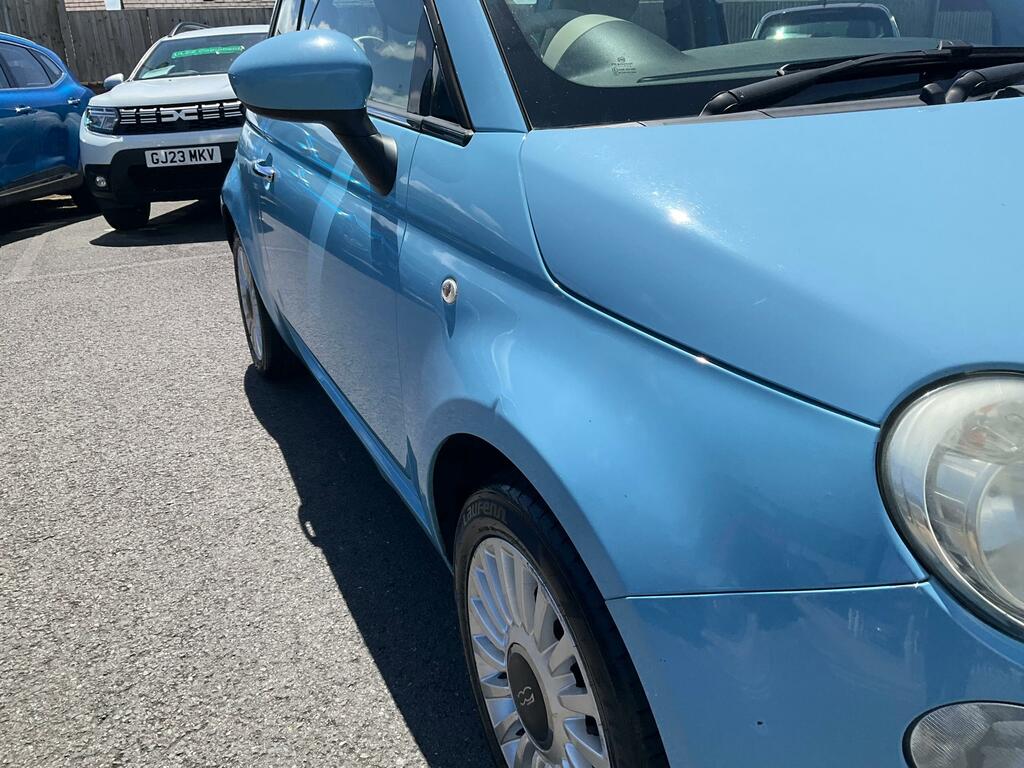 Fiat 500 1.2 Lounge Hatchback Euro 5 Ss Blue #3