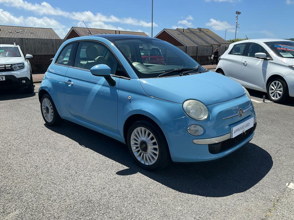 Fiat 500 1.2 Lounge Hatchback Euro 5 Ss Blue