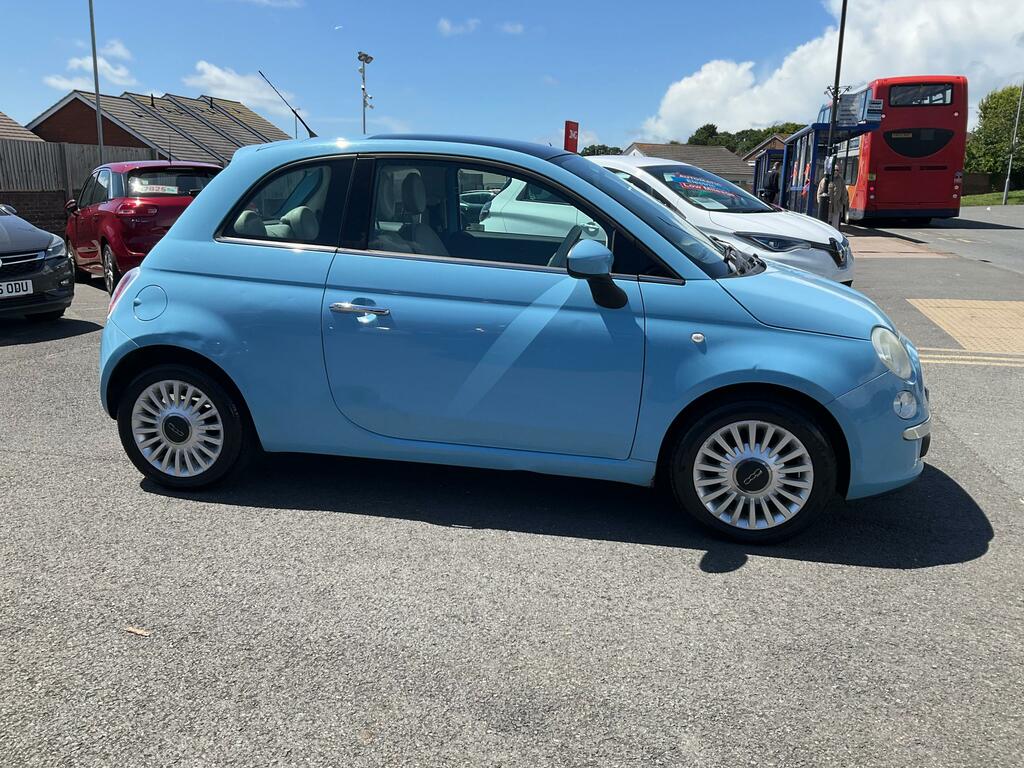Fiat 500 1.2 Lounge Hatchback Euro 5 Ss Blue #5