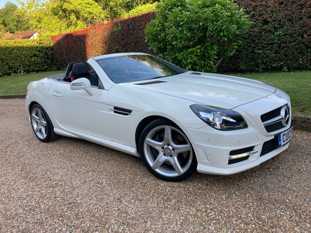 Mercedes-Benz SLK 1.8 Slk200 Blueefficiency Amg Sport G-tronic Euro White #2
