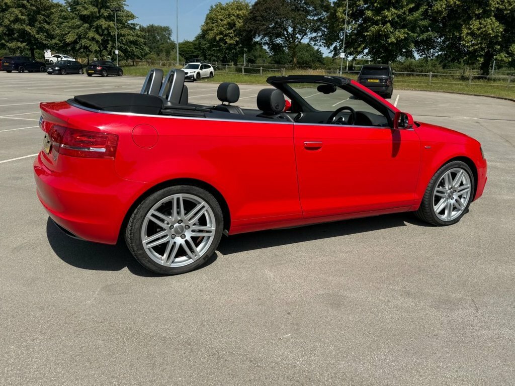Audi A3 Cabriolet 2L S Line Red #5