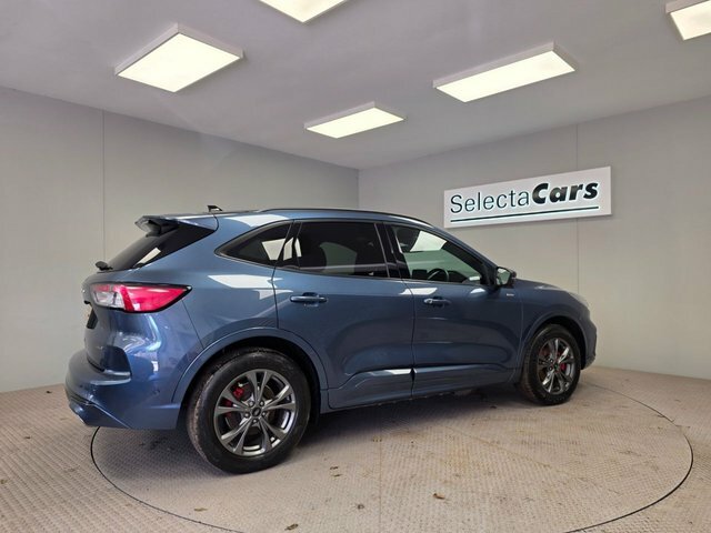 Ford Kuga 2.5 Ecoboost Duratec 14.4Kwh St-line Suv Petro DV72OOG Blue #6