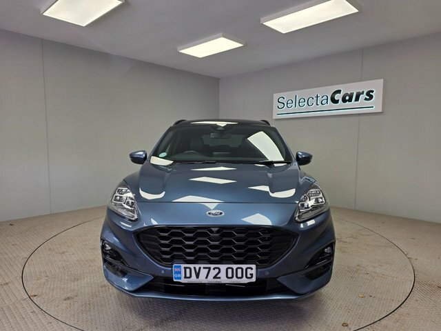 Ford Kuga 2.5 Ecoboost Duratec 14.4Kwh St-line Suv Petro DV72OOG Blue #3