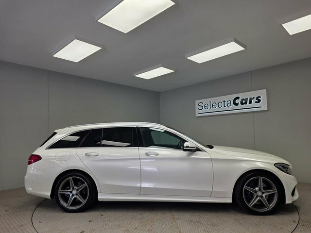 Mercedes-Benz C Class 2.1 C250d Amg Line Premium Plus Estate Diese White #5