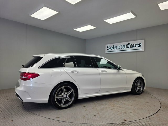 Mercedes-Benz C Class 2.1 C250d Amg Line Premium Plus Estate Diese White #6