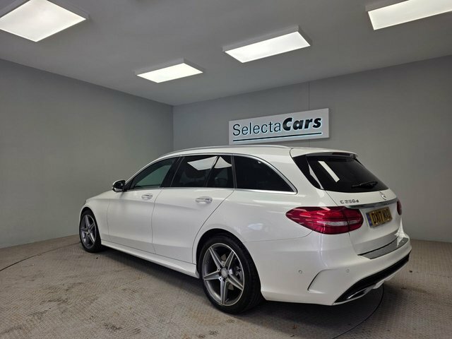 Mercedes-Benz C Class 2.1 C250d Amg Line Premium Plus Estate Diese White #2