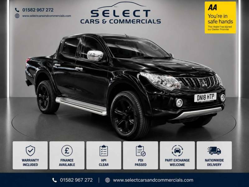 Mitsubishi L200 2.4 L200 Warrior Di-d 4Wd Black