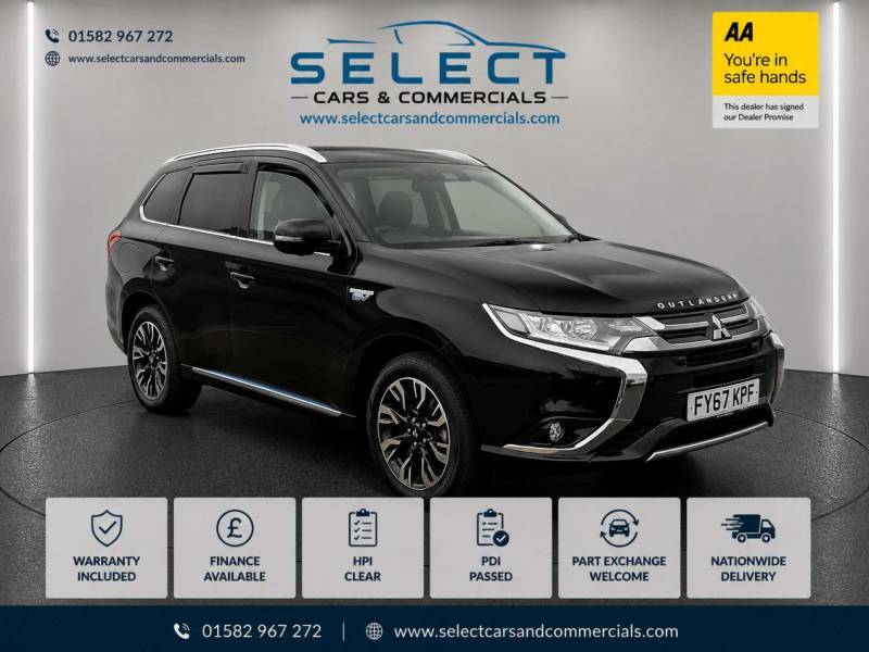 Mitsubishi Outlander 2.0 Outlander 4Hs Phev Cvt 4Wd - 2017 67 Black