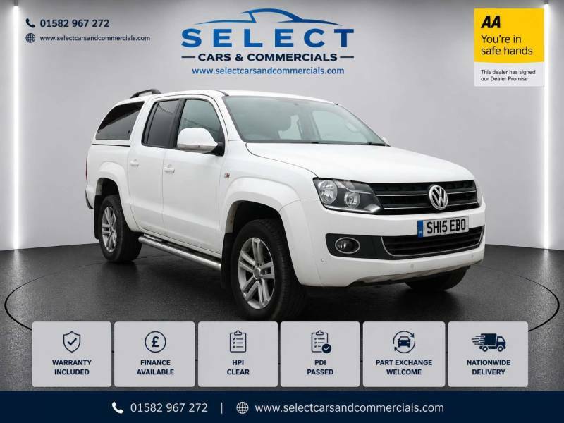 Volkswagen Amarok 2.0 Amarok Highline 4Motion Double Cab 4Wd White