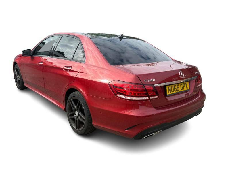 Mercedes-Benz E Class 2.1 E220 Amg Night Edition Premium Bluetec 4 NU65GPX Red #4