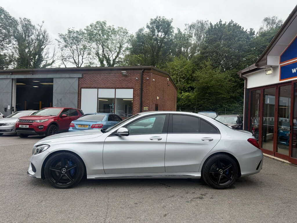 Mercedes-Benz C Class 2.1 C220d Amg Line Saloon G-tronic Eur GV17GXD Silver #4