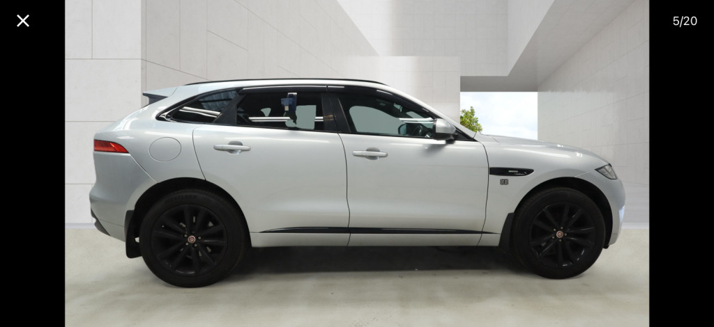 Jaguar F-Pace Suv 2.0 D180 R-sport 201666 LV66DDX Silver #3