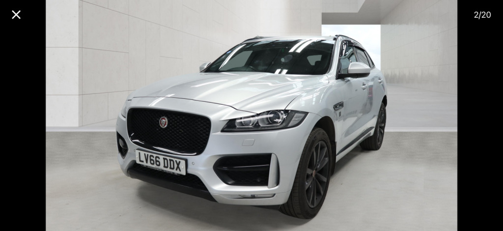 Jaguar F-Pace Suv 2.0 D180 R-sport 201666 LV66DDX Silver