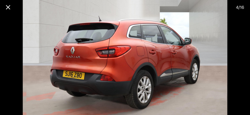 Renault Kadjar Suv 1.2 Dynamique Nav Tce 130 2016 Red #3