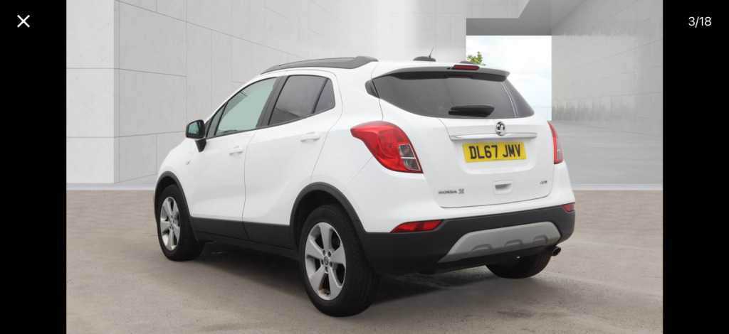 Vauxhall Mokka X Suv 1.6 Cdti Ecotec D Active 201767 DL67JMV White #3