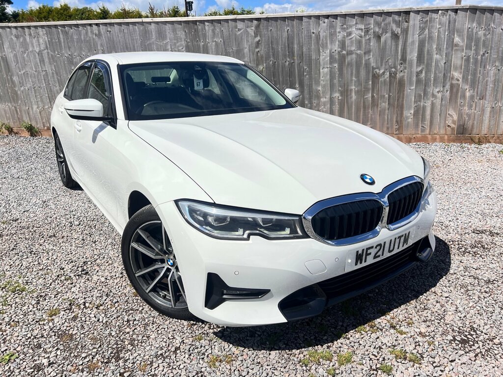 BMW 3 Series 2.0 318I Sport Saloon Euro 6 Ss WF21UTM White #2