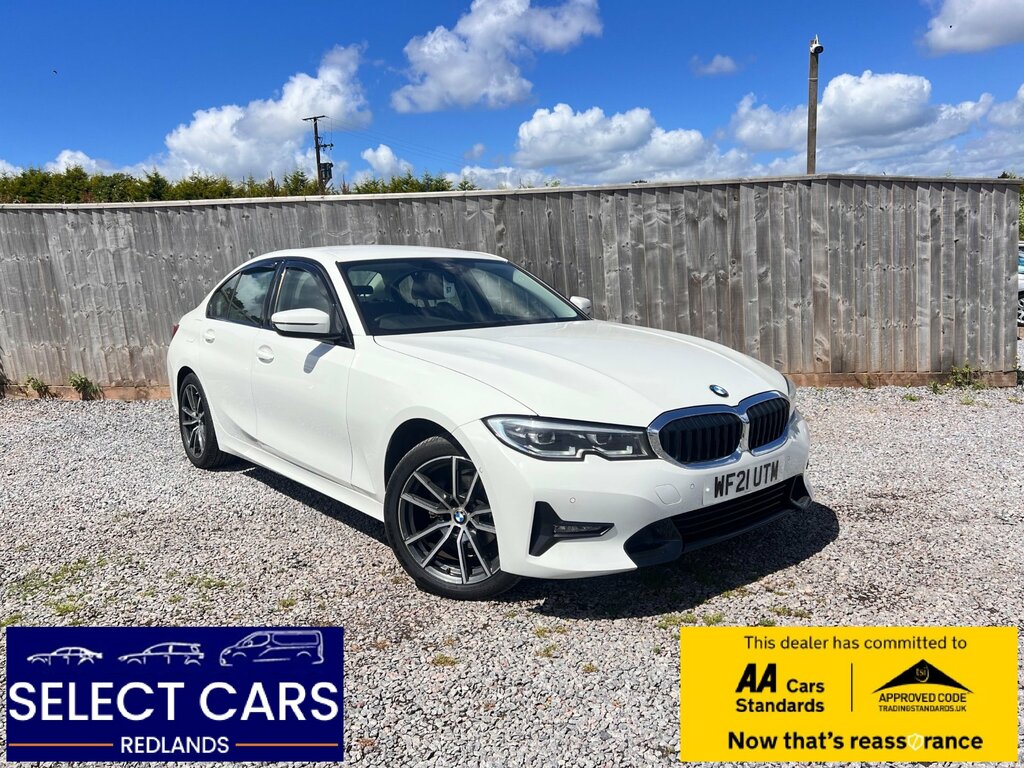 BMW 3 Series 2.0 318I Sport Saloon Euro 6 Ss WF21UTM White